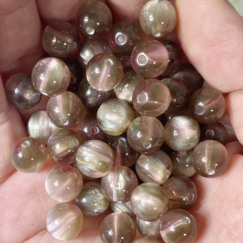 10mm Dreamlike Cat's Eye Resin Beads