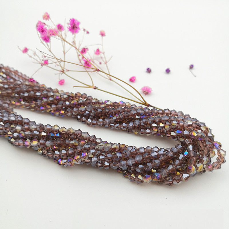 4mm Bicone Crystal Beads - Purple Family