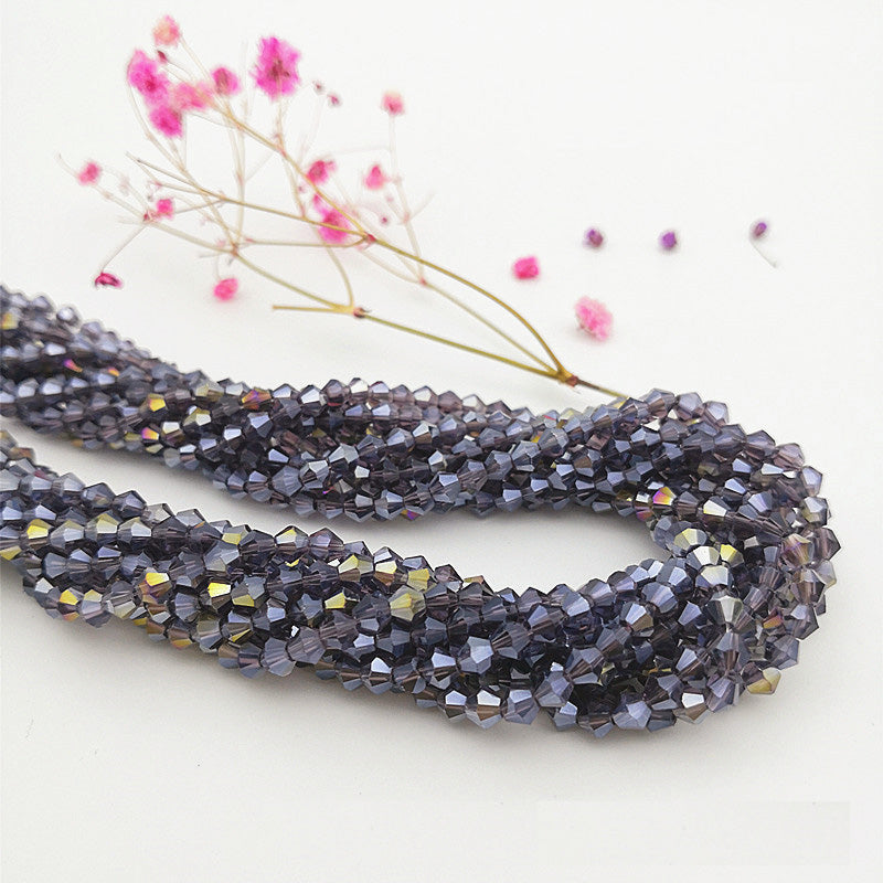 4mm Bicone Crystal Beads - Purple Family