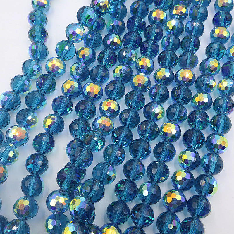 8MM Disco Beads - Blue Family