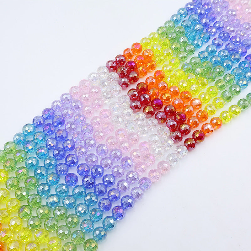 10MM Disco Round Beads - Rainbow Series