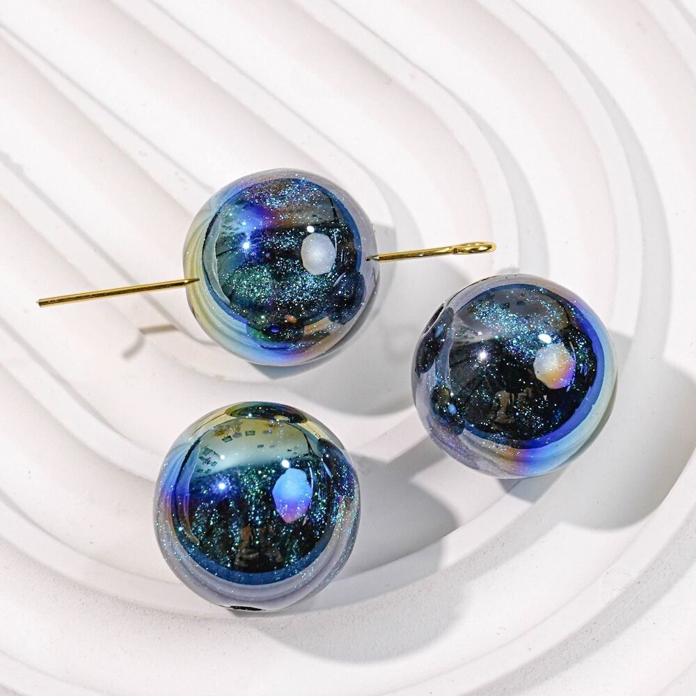 16MM Mermaid Beads -  Deep Ocean Sky Series