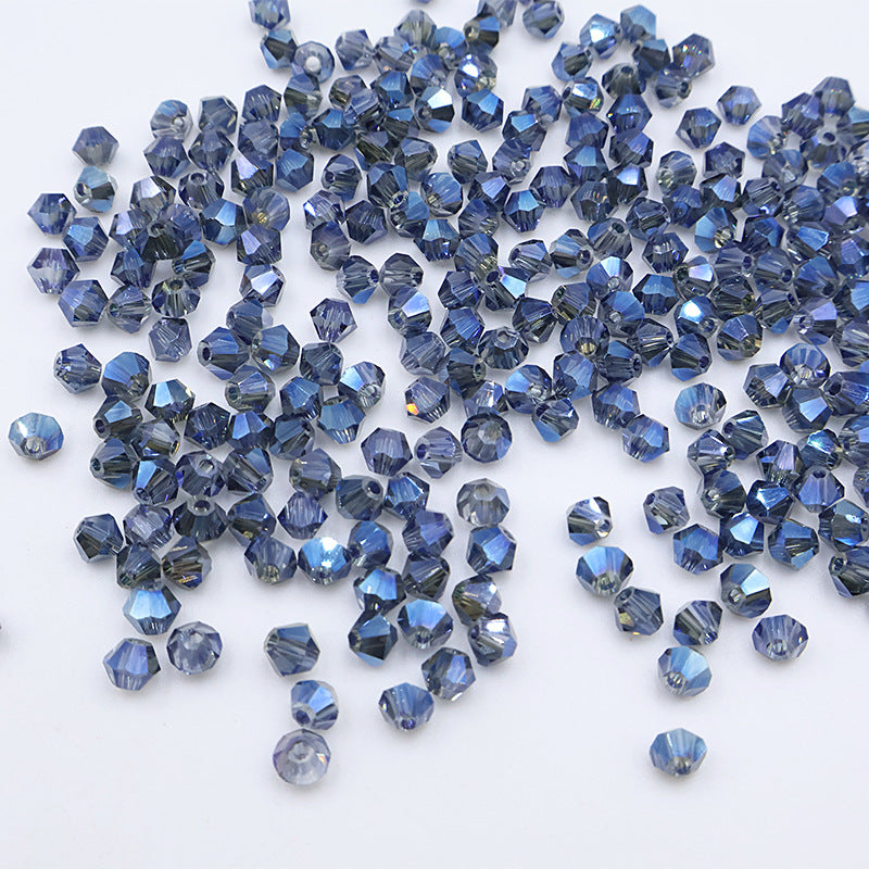 4mm Bicone Crystal Beads - Crystal AB Series