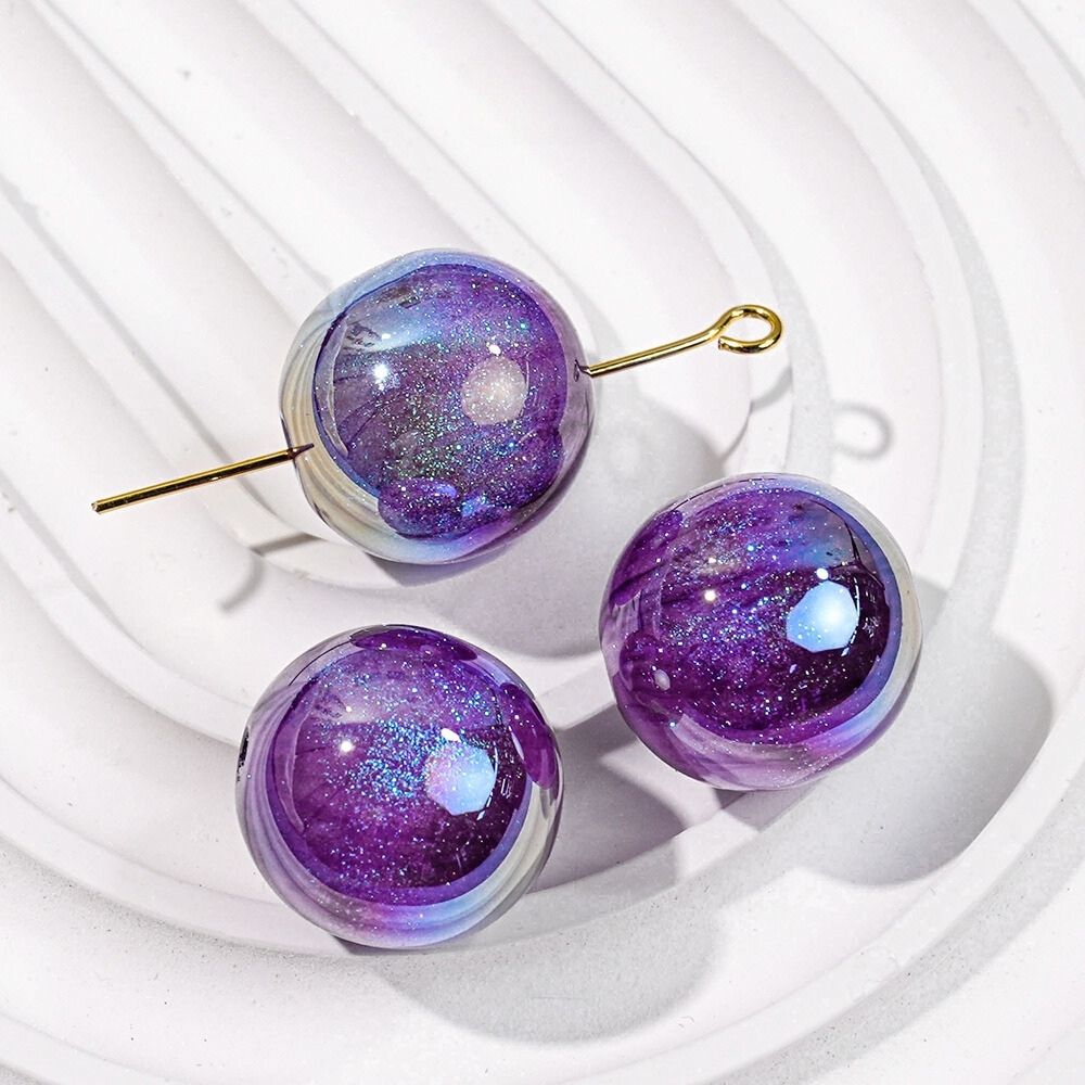 16MM Mermaid Beads -  Deep Ocean Sky Series