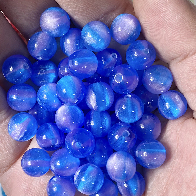 10mm Dreamlike Cat's Eye Resin Beads