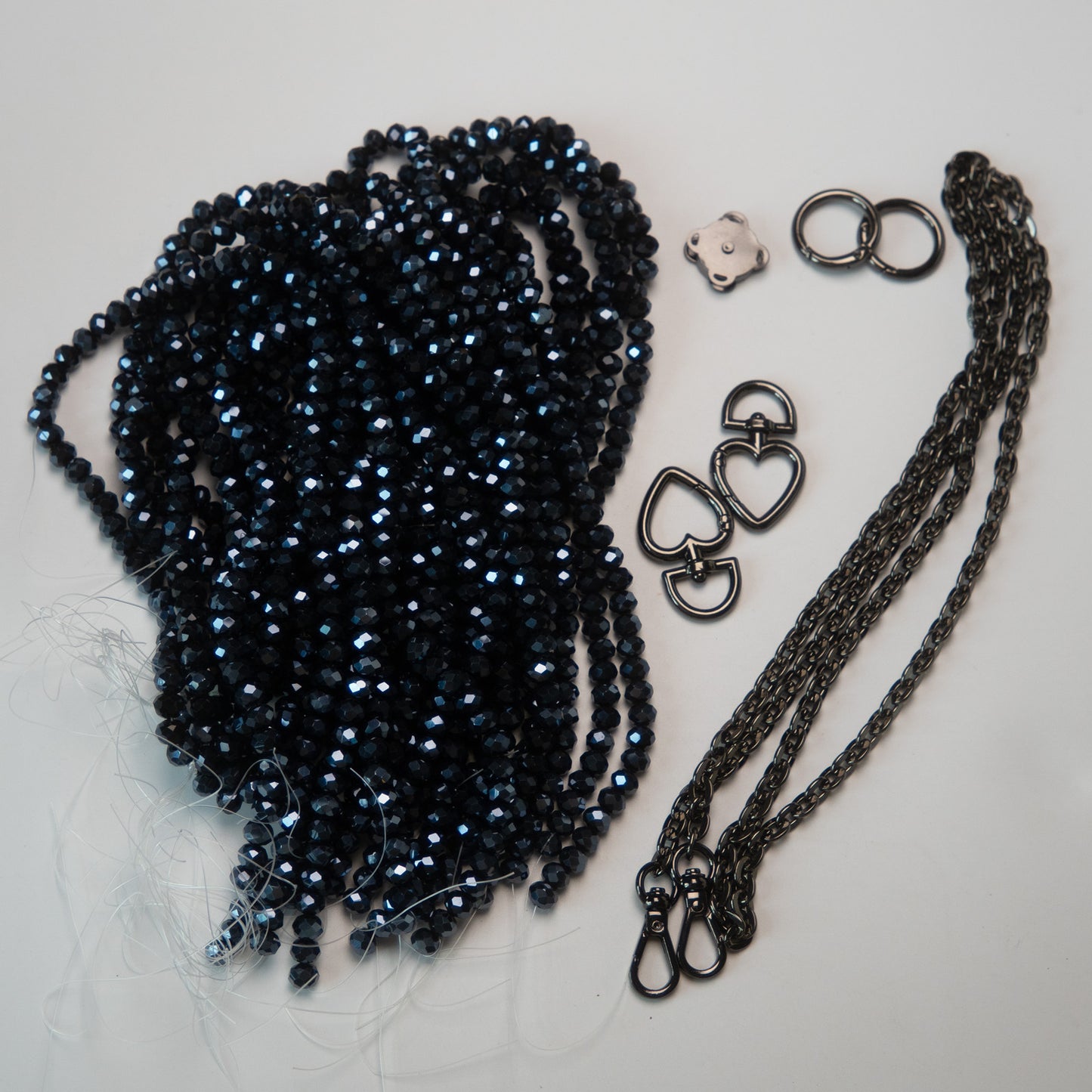 Kit 3 - Beads & Accessories Beads for A Crystal Handbag