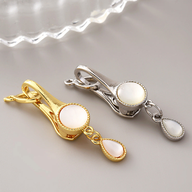 Round Shell Clasp Set – girlglowdiy