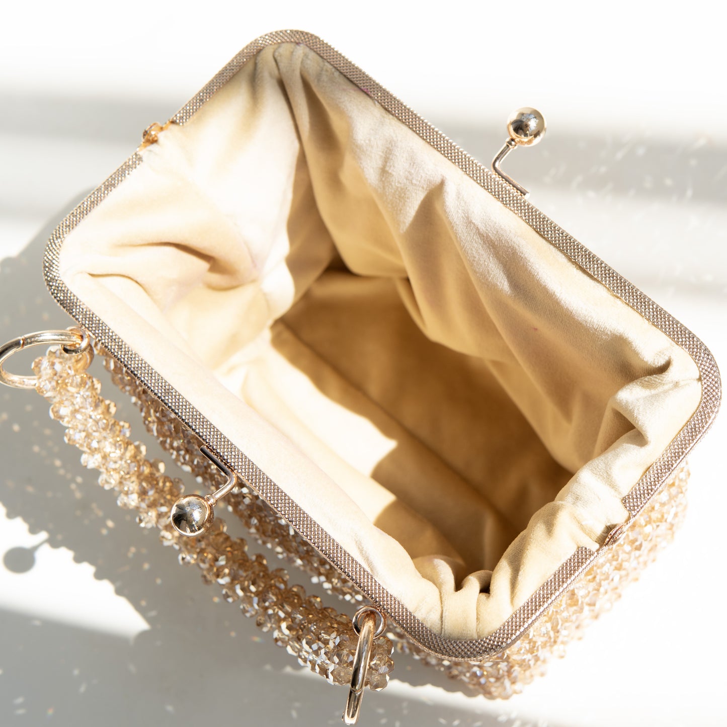 Clutch Bag - Amber Gold