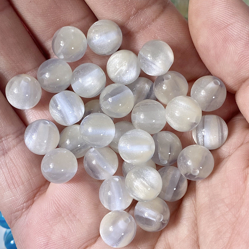 10mm Dreamlike Cat's Eye Resin Beads