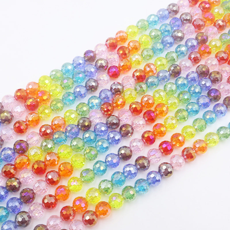 10MM Disco Round Beads - Rainbow Series