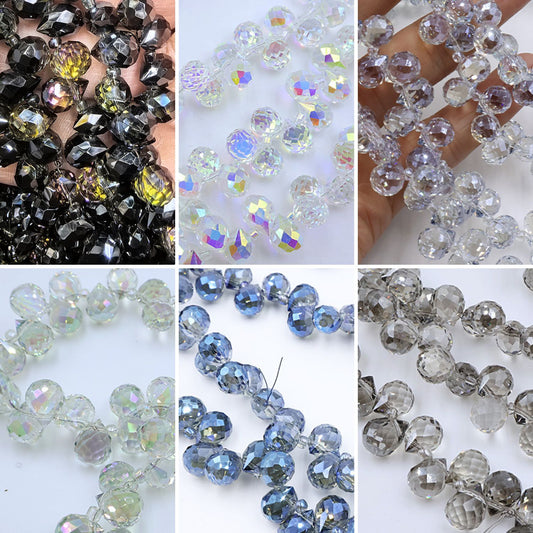 8MM Teardrop Faceted Beads - Mixed Color Collection