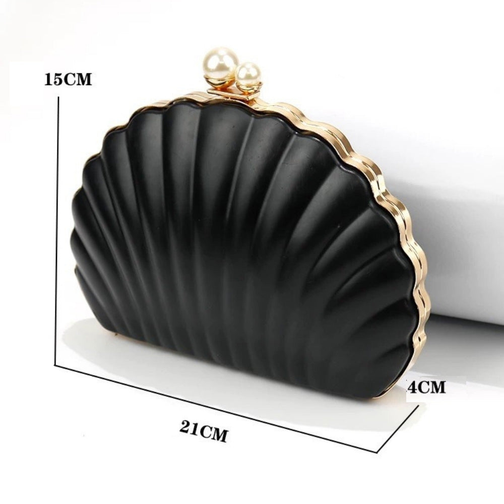 21cm Shell Shape Metal Purse Frame