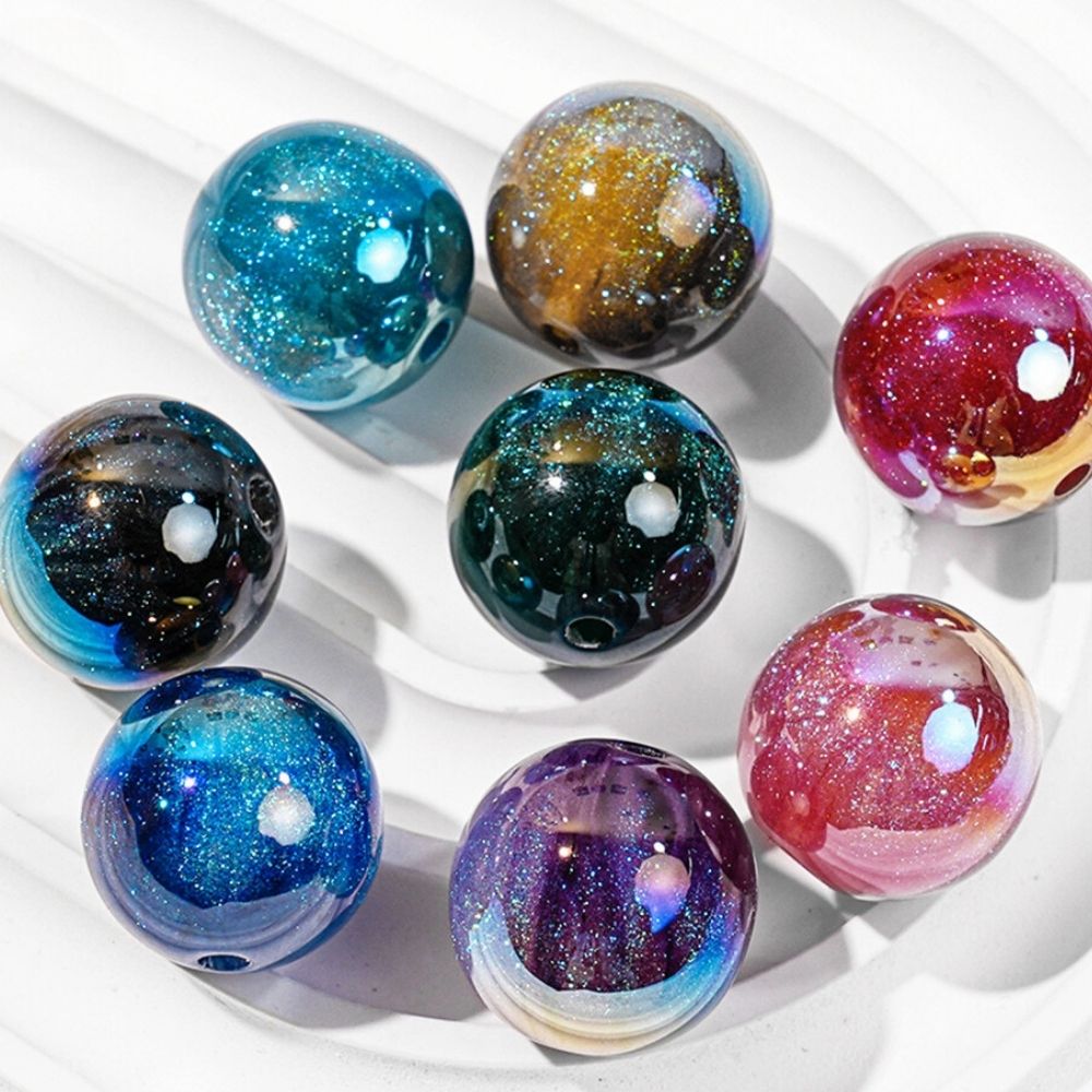 16MM Mermaid Beads -  Deep Ocean Sky Series