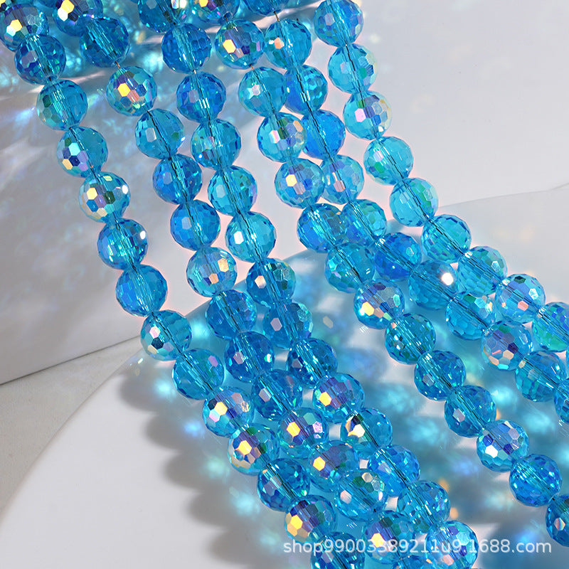 8MM Disco Beads - Blue Family