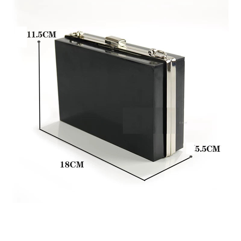 18cm Rectangular Metal Purse Frame