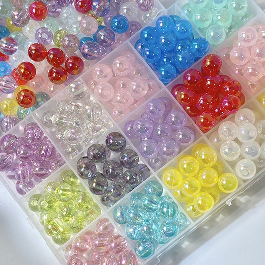 10MM Gilded Acylic Resin Beads