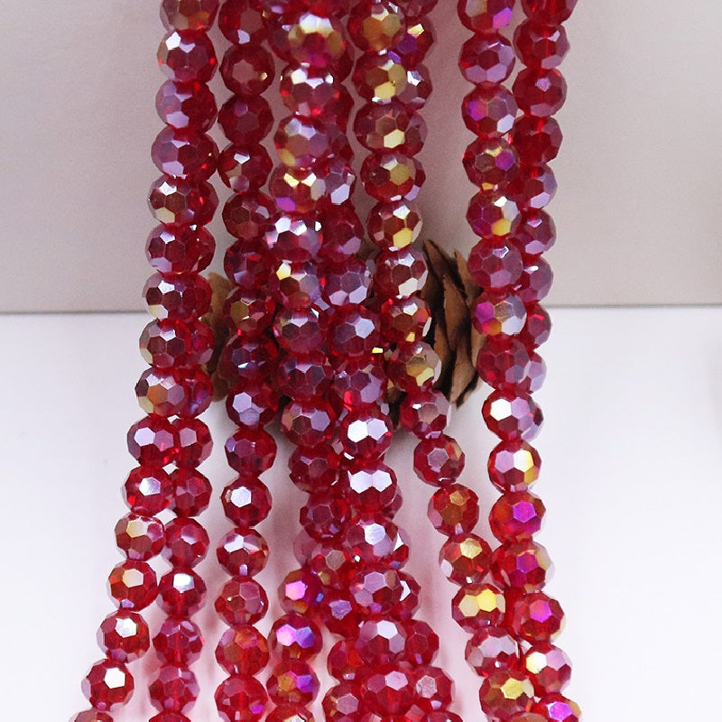 4/6/8/10MM 32 Faceted Round Beads