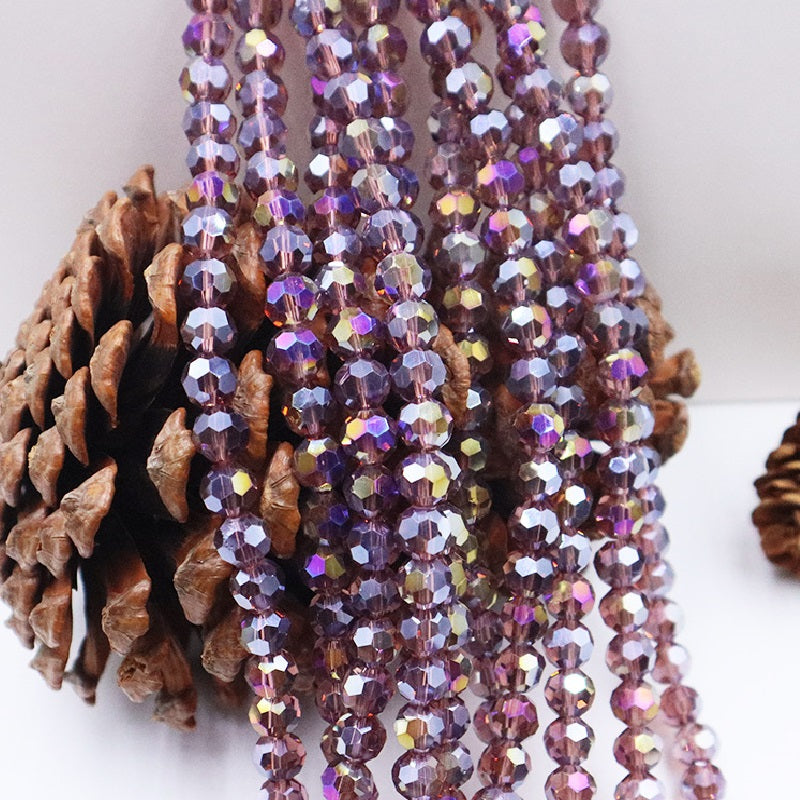 4/6/8/10MM 32 Faceted Round Beads