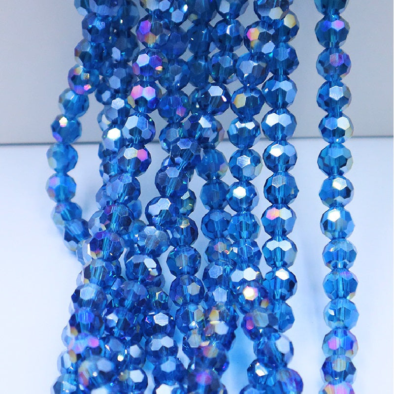 4/6/8/10MM 32 Faceted Round Beads