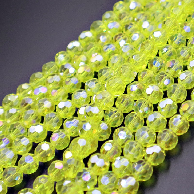 4/6/8/10MM 32 Faceted Round Beads