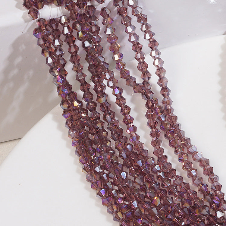 4mm Bicone Crystal Beads - Purple Family