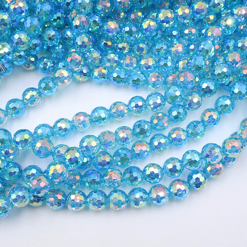 8MM Disco Beads - Blue Family