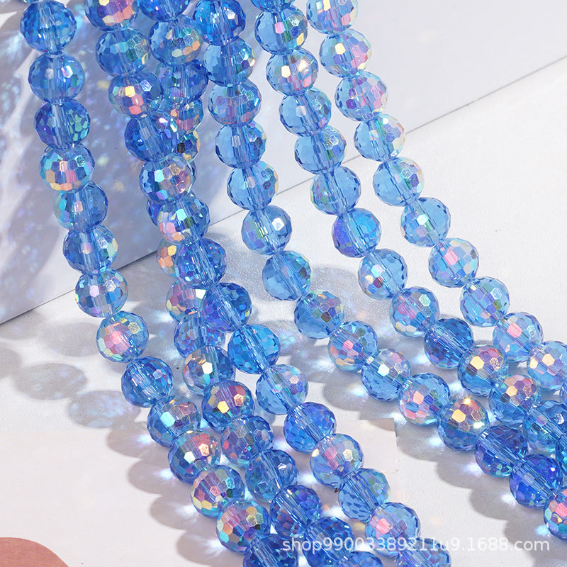 8MM Disco Beads - Blue Family