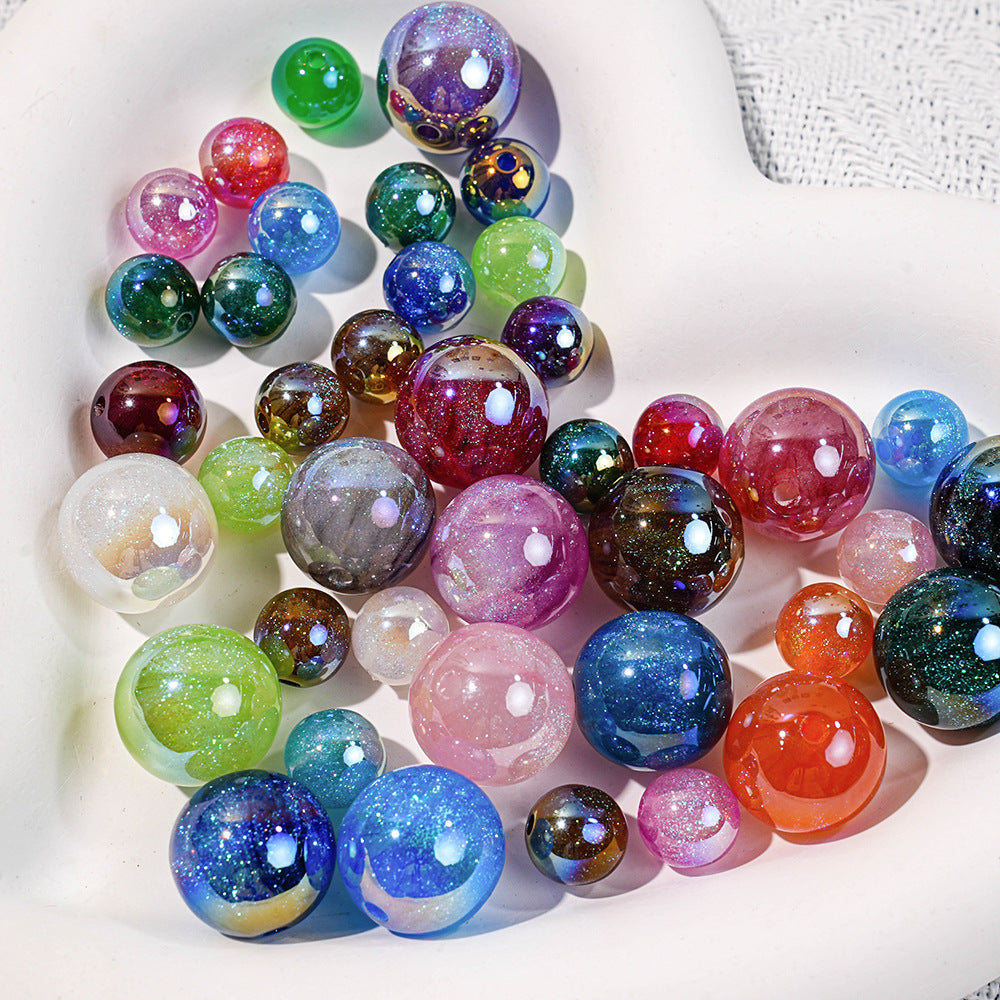 16MM Mermaid Beads -  Deep Ocean Sky Series