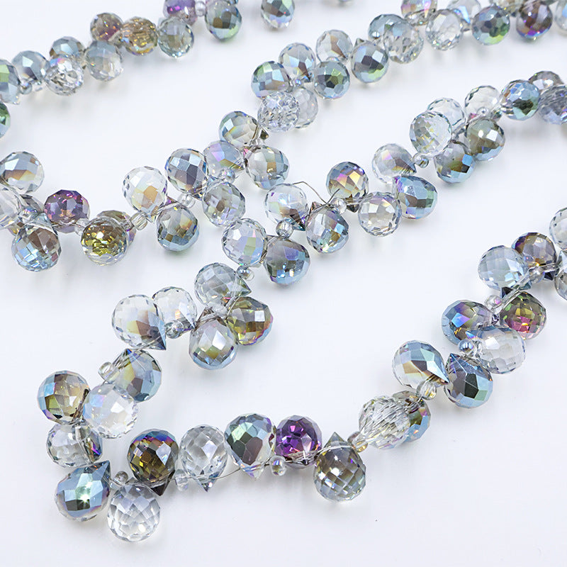 8MM Teardrop Faceted Beads - Mixed Color Collection