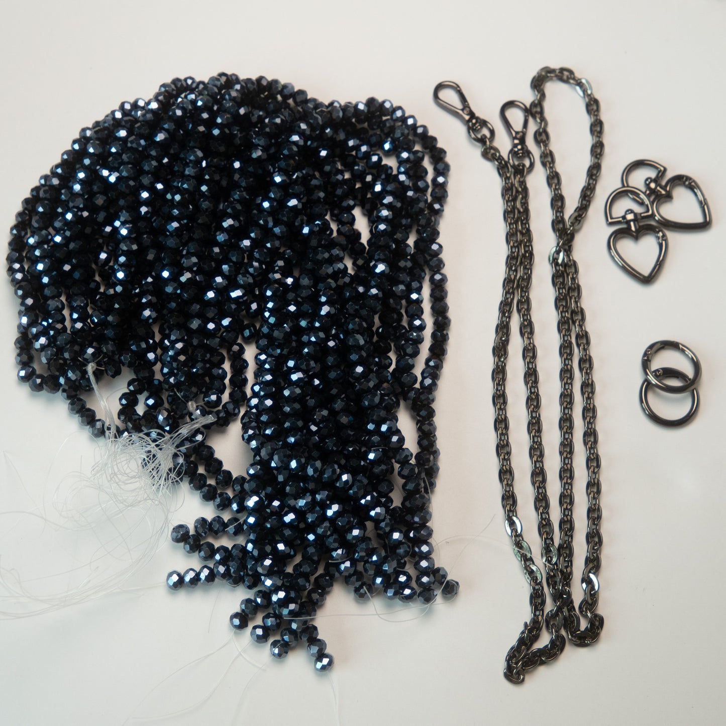 Kit 3 - Beads & Accessories Beads for A Crystal Handbag