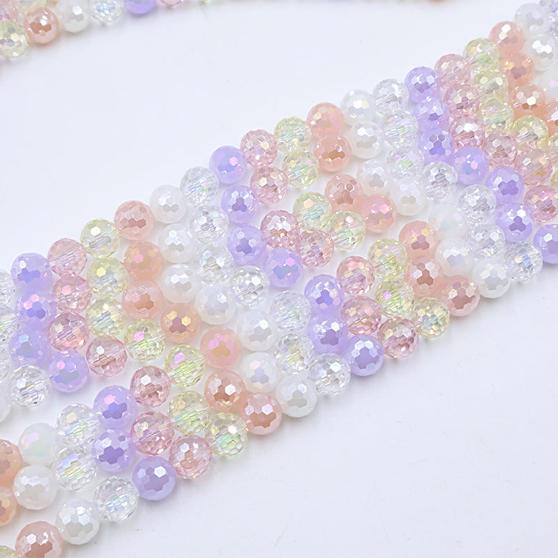 10MM Disco Round Beads - Rainbow Series