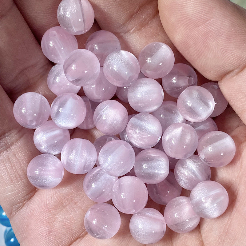 10mm Dreamlike Cat's Eye Resin Beads