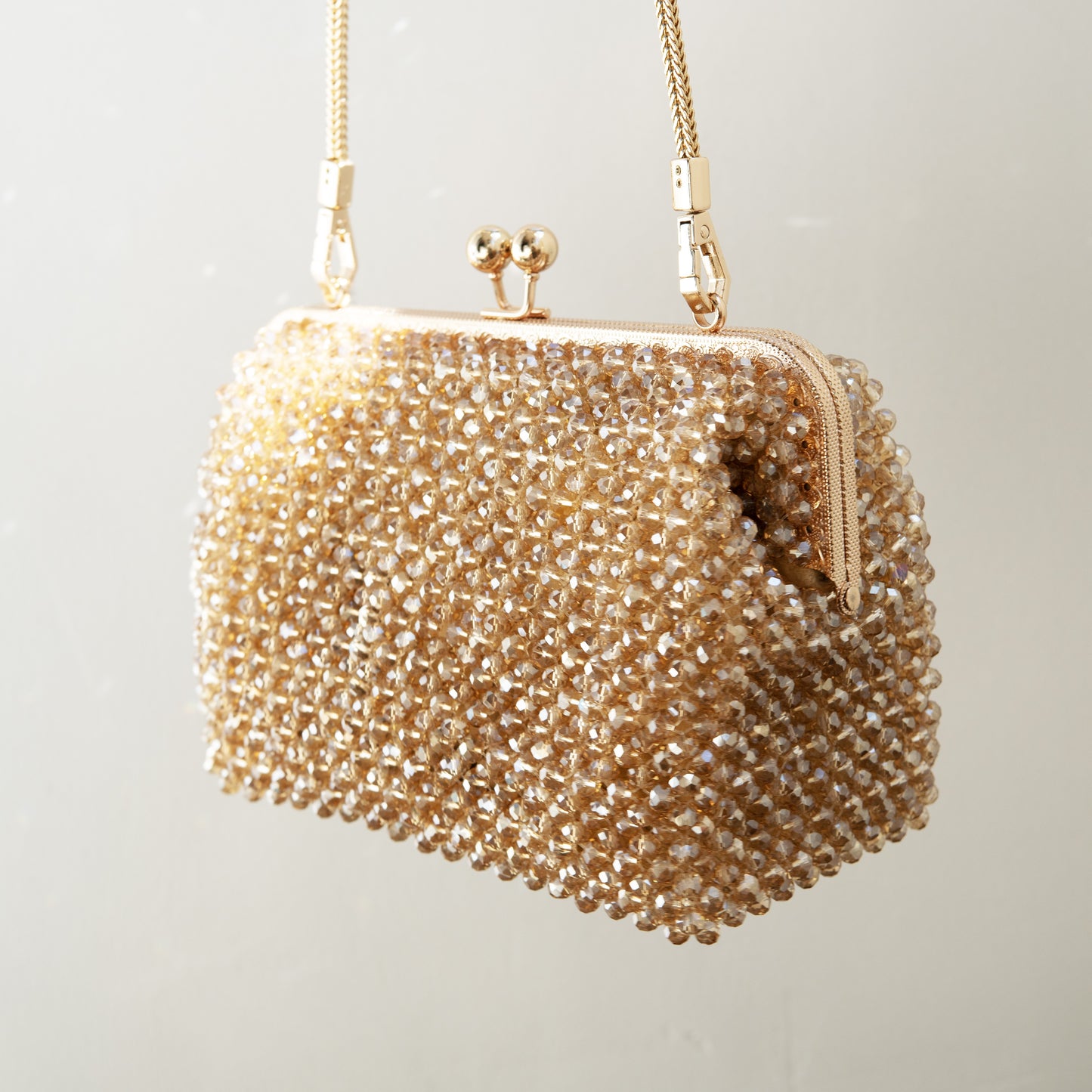 Clutch Bag - Amber Gold