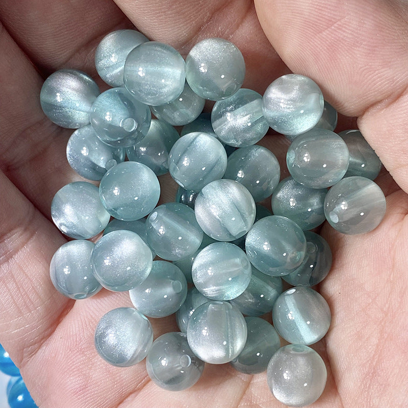 10mm Dreamlike Cat's Eye Resin Beads