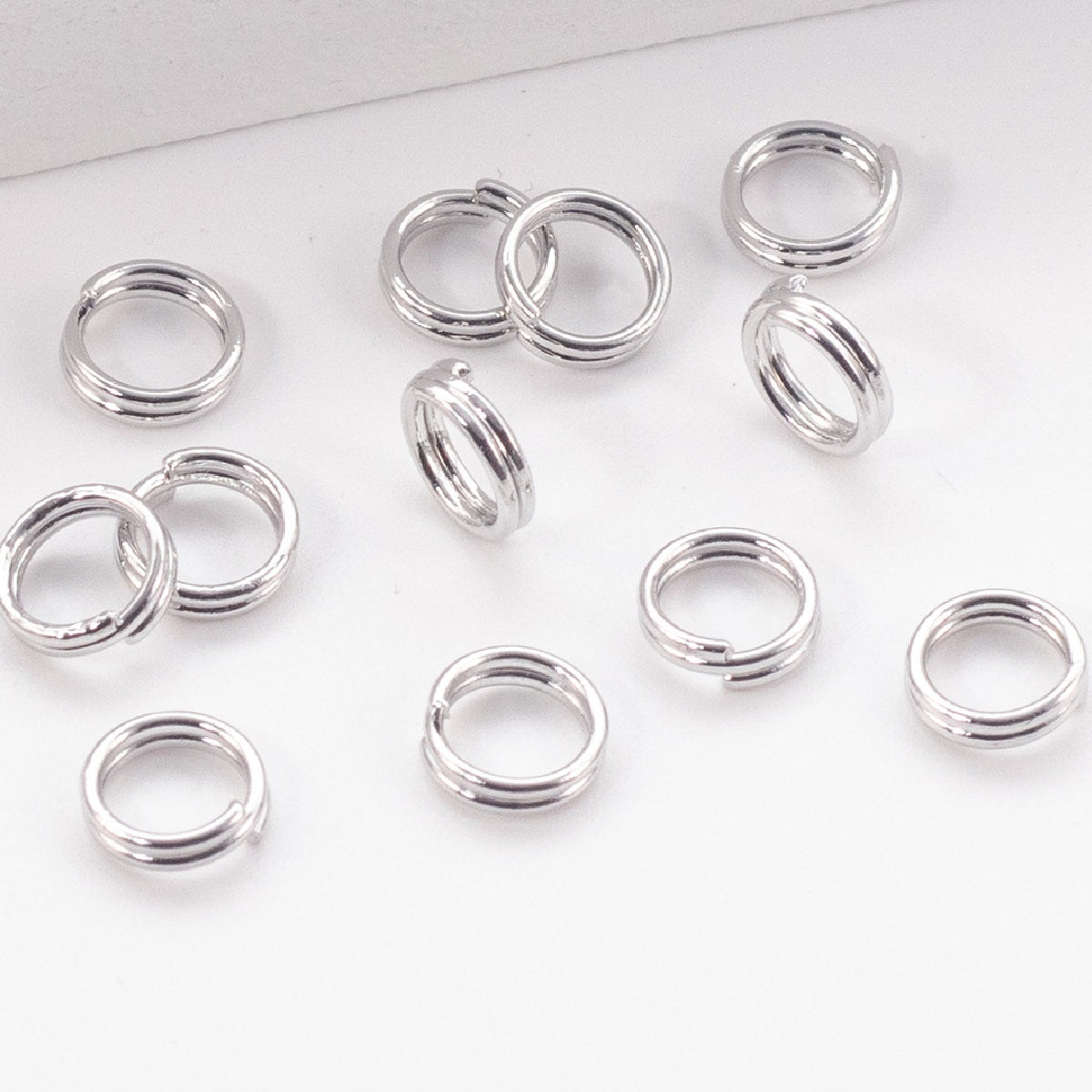 100pcs Double Split Jump Rings – girlglowdiy