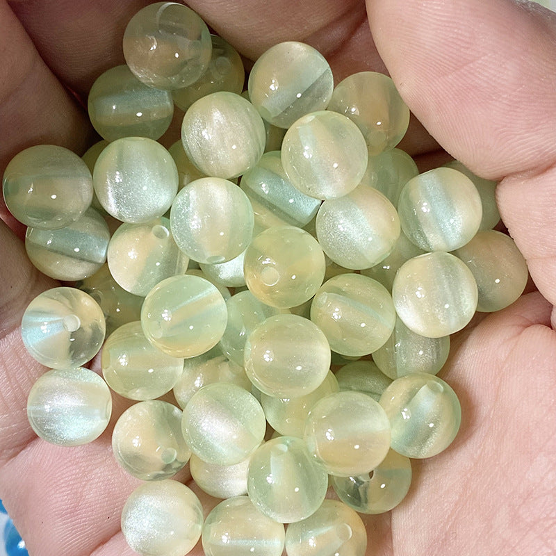 10mm Dreamlike Cat's Eye Resin Beads