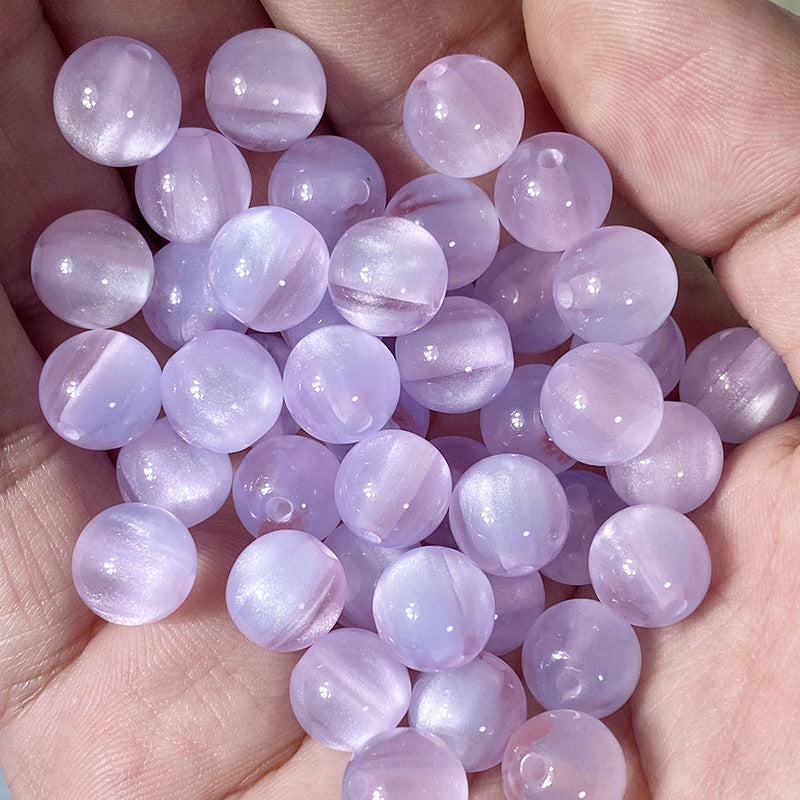 10mm Dreamlike Cat's Eye Resin Beads