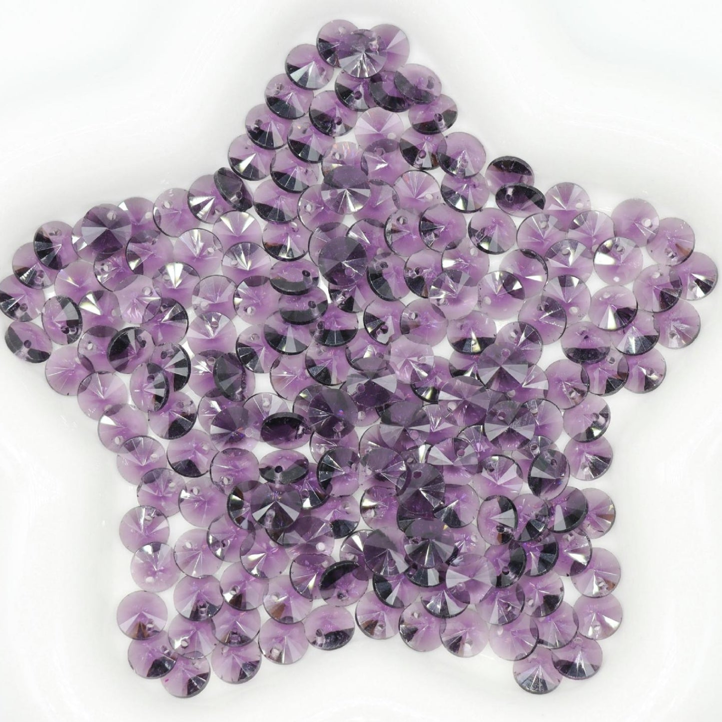 8MM Rivoli Shape Crystals