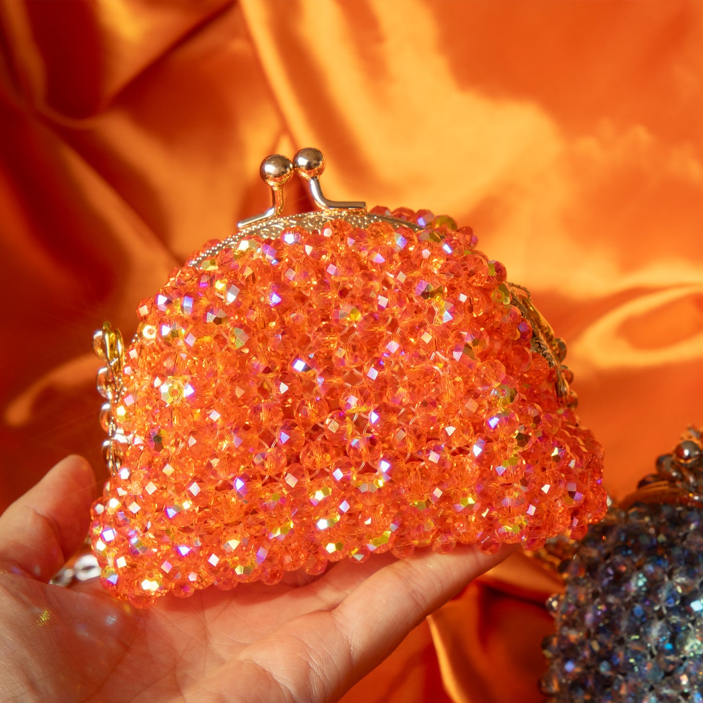 AAA Crystal Mini Clutch Purse