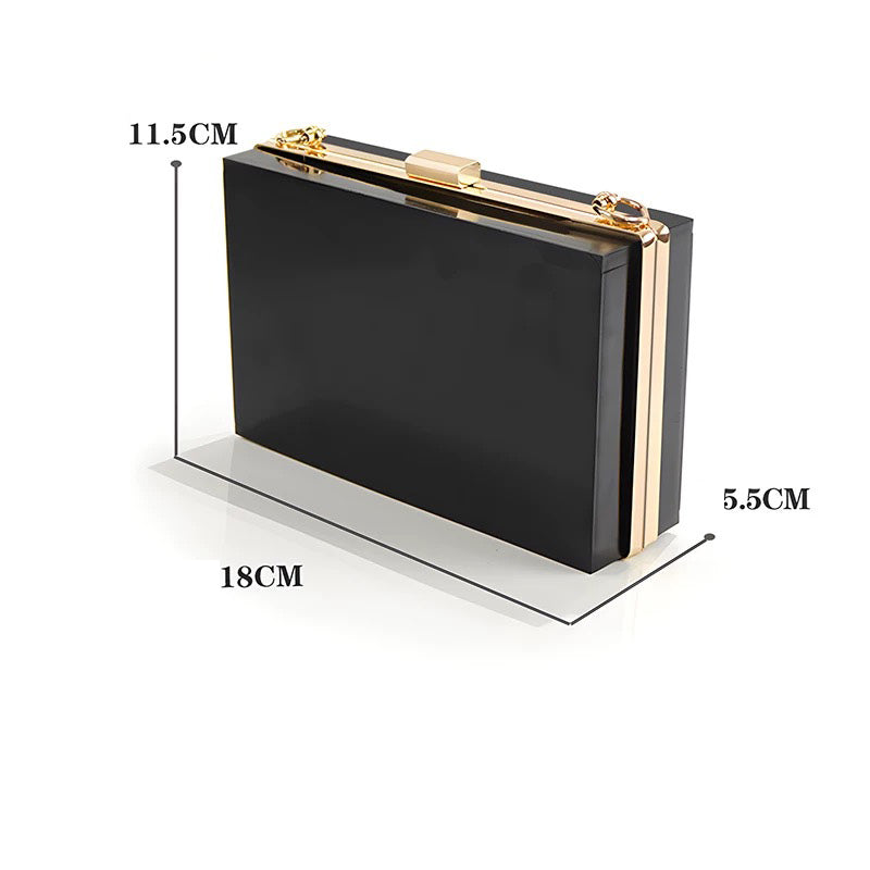 18cm Rectangular Metal Purse Frame